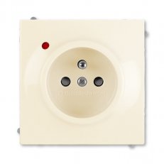 ABB 5599B-A0235772 Zásuvka 1násobná s ochraným kolíkem,s ochranou před přepětím