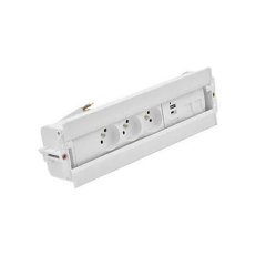 Mediaport Spinner  3x 250 V typ E + USB