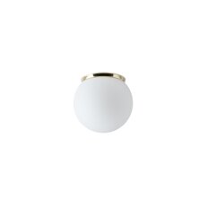 Přisazené LED svítidlo se skleněným stínidlem STYX 1 8W IP65 DALI 4K mosaz