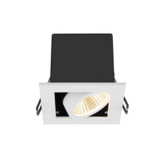 KADUX stropní zápustné svítidlo, 3000 K, 38°, IP 20, čtvercové, bílá SLV 1007552