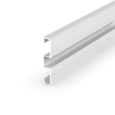 P15-1-W bílý 1m ALU soklový profil T-LED 095150