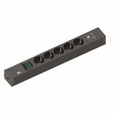 Bachman 420.0021 CONNECT LINE 5xCEE7/3, 1xswitch, 1xUSB, line 2,0m
