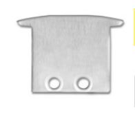 End cap E72 aluminium for profile PN21, 2 PCS, incl. screws GALAXY PROFILES