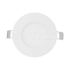 3W LED Premium Panel Downlight Round Warm White, VT-307 RD V-TAC SKU216292