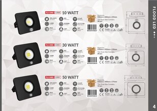 Reflektor LED VANA se SENSOR 195/265Vac 10W 5000K