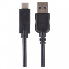 Rychlonabíjecí a datový kabel USB-A 3.0 USB-C 3.1, Quick Charge, 1 m, černý