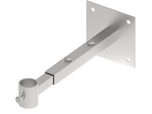 Držák jímací tyče na nastavitelném podstavci, průměr 40mm, Inox GROMTOR 599613