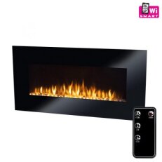Elektrický nástěnný krb smart 1000 W/2000 W, 100x50x13,5 cm FK TECHNICS 5004284