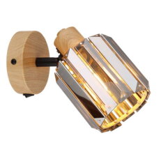 Nástěnné svítidlo RUN dřevo 1x40W E14 IP20 GLOBO 80040146
