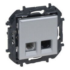 NILS-RJ11+RJ45 C6 UTP HLINÍK LEGRAND 863356B