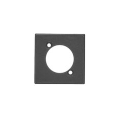 Kryt K45 prázdný pro konektory XLR 45×45mm grafitově-šedá K122/14