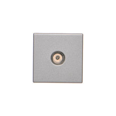 Kryt K45 TV konektor 45×45mm hliník K120A/8