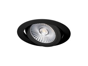 Výklopný stmívatelný LED podhled VP COB  6W 3000K černá + DIM PANLUX PN14100064
