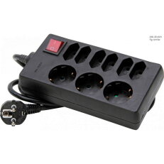 129805005 3+6-way multiple socket outlet