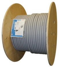 Vodič HVI light plus d21 mm šedý pevná délka 100 m na bubnu DEHN 819600