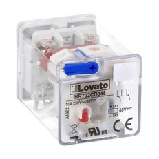 Lovato HR702CD048 Průmyslové relé. OCTAL 2SC 10A 48VDC+LED