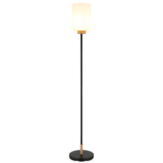 Stojací lampa ROWENA černá matná 1x E27, max. 60W, 230V GLOBO 15977S
