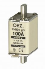 PHNA00 80A gG Pojistková vložka AC 690V/DC 250V vel.00 OEZ:40518