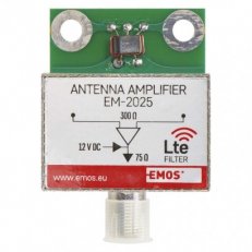 Anténní předzesilovač 25dB VHF/UHF Emos J5802