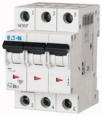 Jistič Eaton PL6-B6/3 (6kA) 6A 3-pólový 286586