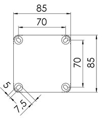 Krabice rozvodná COMBI 308/5 PP BK RAL9005 IP66/67 5-pól.svorkovnice 10060580