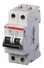 S202P-B16 Jistič 16A char.B 2P 15-25kA (230/400V) AC ABB 2CDS282001R0165