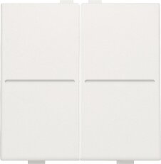 BUS/RF kolébka 2x1/2-WHITE NIKO 101-00007
