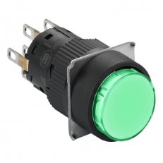 Signálka, 16 mm, LED, 24 V, 2 CO, zelená SCHNEIDER XB6EAW3B2P