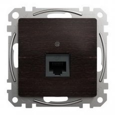 Sedna D/E Datová zásuvka 1xRJ45 kat. 6 UTP, Wenge SCHNEIDER SDD181461