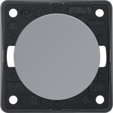 Kolébkové tlačítko řaz. 1 10A 250V Integro Flow/Pure šedá lesk BERKER 936712507