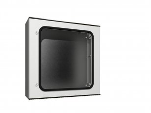 KS Skříň plast. 600x600x200mm, RAL7035