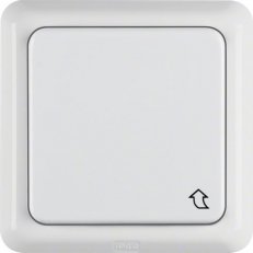 Zásuvka SCHUKO s víčkem a rámečkem, wg Up IP44, bílá lesk BERKER 471809