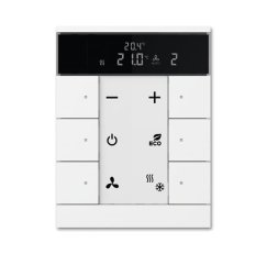ABB KNX Tenton prvek ovládací 6násobný s termostatem studio bílá SBS/U6.0.1-84