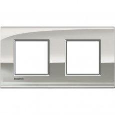 BTICINO LIVINGLIGHT RÁMEČEK AIR 2+2MODULOVÝ PALLADIUM LNE4802M2PL
