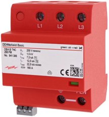 Optimalizovaný kombinovaný svodič DEHNshield B Typ 1+2 pro třífázové TN-C-sítě