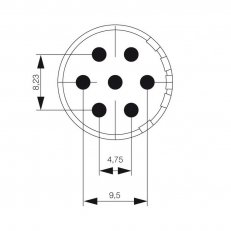 kontakt SAI-M23-SE-7-F WEIDMÜLLER 1224070000