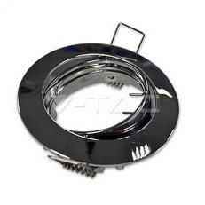 GU10 Housing Round Chrome,  VT-779