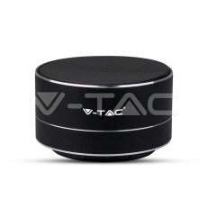 Metal Bluetooth Speaker With Mic & TF Card Slot 400mah Battery Black , VT-6133