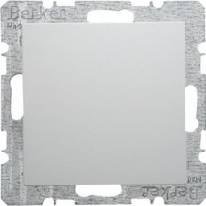 Záslepka s centrálním dílem, rozpěrnými příchytkami S.1/B.x bílá lesk 6710098989