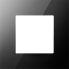 1-rámeček Pure-LIQUID BLACK NIKO 242-76100