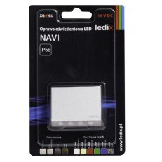Světlo LED NAVI bez rámečku na omítku 14Vss IP56 HLINÍK NEUTRÁLNÍ BÍLÁ