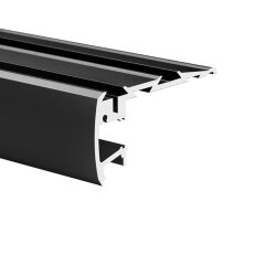 LED hliníkový profil KLUŚ STEP černá 1m /18042K7_1m/ ALUMIA A18042A07_1