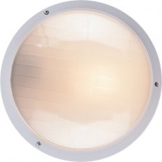 Stropní a nástěnné svítidlo Iveta bílá 60W IP54 E27 COMPOLUX 916911/08