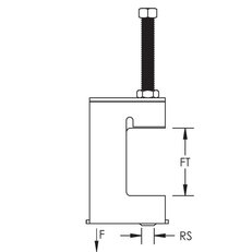 šroubovací příchytka STCB10M 181580 ERICO STCB10M 181580