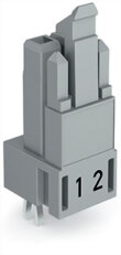 Zásuvka na desky plošných spojů rovné provedení 2pól. šedá WAGO 890-842