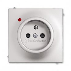 ABB 5599B-A02357783 Zásuvka 1násobná s ochraným kolíkem,s ochranou před přepětím