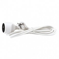 Prodlužovací kabel 3m/1 zásuvka/bílý/PVC/1mm2 EMOS P0113