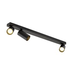 KAMI stropní přisazené svítidlo, 3x max. 10 W, GU10, černá SLV 1007739