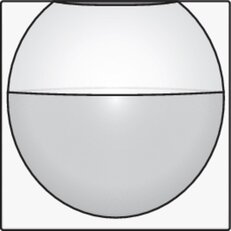NHC Senzor detektoru pohybu 180°-WHITE NIKO 101-55511