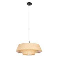 Závěsné svítidlo MARFORD E27 lýko/černá 1X60W IP20 EGLO 44096